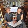 Das Duo Vimaris, Mirjam und Wieland Meinhold aus dem thüringischen Weimar musizieren.