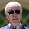 US-Präsident Joe Biden bei einem Pressetermin im Rosengarten des Weißen Hauses.