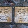 Stolpersteine mit den Namen Fritz Cohn und Ilse Cohn, verlegt in Stralsund.
