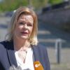 Kündigte bereits wegen der vielen illegalen Einreisen eine stärkere Schleierfahndung an den Grenzen zu Polen und Tschechien an: Nancy Faeser.