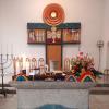 Am Ende blieb nur die Arche Noah übrig. Diese segelte beim Gottesdienst in der Christuskirche auf dem Altar einem ebenfalls aus Lego-Steinen gebauten Regenborgen entgegen.