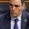 Pedro Sanchez, Ministerpräsident von Spanien, nimmt an der zweiten Sitzung des Misstrauensantrags im Abgeordnetenhaus teil.