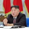 Nordkoreas Machthaber Kim Jong Un während einer Versammlung der Partei der Arbeit Koreas.