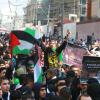 Palästinensische Studierende protestieren gegen das von Jordanien ausgerichtete «sicherheitspolitische» Treffen.