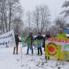 Stefan Krug (Greenpeace), Richard Mergner (BundNaturschutz Bayern), Dr. Susann Freiburg (Bündnis 90/Die Grünen, Lichtenfels), v. re., und  Anton Reinhardt (BN-Kreisvorsitzender), li.,wünschen sich dringendst ein Umdenken in der Politik zum Thema Energie und Atomkraft.