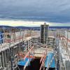 Komplexes Projekt in 60 Meter Höhe: der Hubschrauberlandeplatz auf dem Bamberger Klinikdach, den die Firma Dechant errichtet.