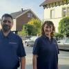Unterschiedliche Berufe, gemeinsam für die Sicherheit der Bürger: Holger Knab und Claudia Böhm. Unterschiedliche Berufe, gemeinsam für die Sicherheit der Bürger: Holger Knab und Claudia Böhm.