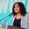 Sarah Lee Heinrich wurde als Bundessprecherin der Grünen Jugend verabschiedet.
