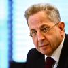 Hans-Georg Maaßen (CDU), ehemaliger Verfassungsschutz-Chef, sitzt als Zeuge im Untersuchungsausschuss im Thüringer Landtag.