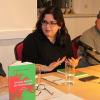 Wie ist es um die Kultur in Afghanistan bestellt? Darüber sprach die Dichterin Mariam Meetra mit ihrem Mentor Michael Krüger (li.) und Ali Abdullahi, der ihre Texte ins Deutsche übersetzt hatte. Wie ist es um die Kultur in Afghanistan bestellt? Darüber sprach die Dichterin Mariam Meetra mit ihrem Mentor Michael Krüger (li.) und Ali Abdullahi, der ihre Texte ins Deutsche übersetzt hatte.
