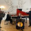 Natalia Solotych, Cembalo, als Gast Christine Hussong, Viola da Gamba, Raul Teo Arias, Violine, und Marcos Fregnani-Martins, Flöte, warteten mit demabwechslungsreichen Programm „Barockmusik an fränkischen Höfen“ auf.