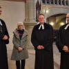 Freuen sich über den Neuzugang: (v. li.) Dekanin Ott-Frühwald, Ute Herold vom Dekanatsausschuss, Pfarrer Andreas Baumann und Pfarrer Michael Bergner.