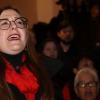 Mit ihrer ausdruckssstarken Stimme beeindruckte die Solistin Sandra Brem. Mit ihrer ausdruckssstarken Stimme beeindruckte die Solistin Sandra Brem.
