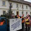 „Willst Du den Zustand unserer Stadt versteh'n, musst Du nur den Christbaum anseh'n“, spottete die Schützengesellschaft.
