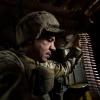 Ein ukrainischer Soldat in Awdijiwka.