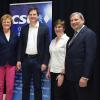 Nach der Diskussion (v. li.): Bundestagsabgeordnete Emmi Zeulner, JU-Ortvorsitzender in Bad Staffelstein Peter Büttner, MdEP Monika Hohlmeier, Zweiter Bürgermeister Holger Then, Kreisvorsitzende der CSU-Frauenunion Lichtenfels Kathrin Roth und Dr. Johannes Hahn. Nach der Diskussion (v. li.): Bundestagsabgeordnete Emmi Zeulner, JU-Ortvorsitzender in Bad Staffelstein Peter Büttner, MdEP Monika Hohlmeier, Zweiter Bürgermeister Holger Then, Kreisvorsitzende der CSU-Frauenunion Lichtenfels Kathrin Roth und Dr. Johannes Hahn.