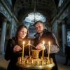 Außenministerin Annalena Baerbock und ihr ukrainischer Amtskollege Dmytro Kuleba beim Besuch der Verklärungskathedrale in der Hafenstadt Odessa.