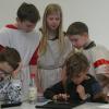 Ob es im alten Rom schon iPads gab? In traditioneller Verkleidung gaben junge Latein-Schüler Einblicke in einen digitalen Lateinunterricht.