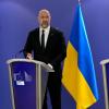Ursula von der Leyen und der ukrainische Ministerpräsident Denys Schmyhal informierten über die Finanzhilfen.