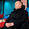 Wladimir Putin verfolgt die Eröffnungsfeier der Olympischen Winterspiele in Peking 2022.