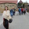 Ein paar Höhenmeter mussten die Lehrer verschiedener Schulen des Landkreises hinter Gertrud Kugler-Hößel schon überwinden. Ein paar Höhenmeter mussten die Lehrer verschiedener Schulen des Landkreises hinter Gertrud Kugler-Hößel schon überwinden.