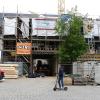 Die Großbaustelle vom Marktplatz aus gesehen. Die Großbaustelle vom Marktplatz aus gesehen.
