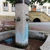 Der Kiliansbrunnen in der Kirchgasse soll bald wieder laufen. Der Kiliansbrunnen in der Kirchgasse soll bald wieder laufen.