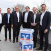 Sie präsentierten die Zahlen: (v. li.) Thomas Siebenaller, Holger Funke, Hans-Joachim Autsch, Christian Senff, Norbert Gellert und Christoph Bäumel.