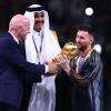 Schien selbst wenig begeistert von der Aktion: Argentiniens Kapitän Lionel Messi im Bischt.