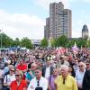 Mehrere Tausend Teilnehmer gingen in Mannheim gegen eine Demonstration der AfD auf die Straße.