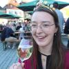 Die Fränkische Weinkönigin Lisa Lehritter zeigte sich angetan von der Deutschen Korbstadt. Diese, so die 24-Jährige, sei ihr „ein Begriff“ gewesen.