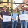 Sie freuen sich auf die Neueröffnung des neuen Lichtenfelser Hortes im September: Dominik Först, Kämmerer der Stadt Lichtenfels, Andrea Härty, Trägerin des neuen Hortes in Lichtenfels, und Andreas Hügerich, Erster Bürgermeister der Stadt Lichtenfels.