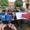 Die Brassbinis Altenkunstadt mit ihrer Leiterin Burgfräulein Stefanie.