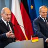 Bundeskanzler Scholz und Polens Regierungschef Tus