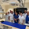 Chefarzt Dr. Constantin Zühlke (re.) mit seinem Team vom Thrombektomie-Zentrum am Klinikum Lichtenfels.