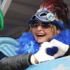 Danis Herz schlägt für den Fasching - warum sonst wäre sie an ihrem Geburtstag beim Umzug dabei?