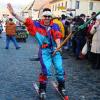 Skifahren geht notfalls auch ohne Schnee.
