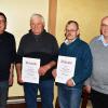 Vorsitzender Karl-Heinz Rehm und sein Stellvertreter Siegfried Groeger ernannten Andreas Herold und Manfred Kalb zu Ehrenmitgliedern. Vorsitzender Karl-Heinz Rehm und sein Stellvertreter Siegfried Groeger ernannten Andreas Herold und Manfred Kalb zu Ehrenmitgliedern.