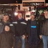 Sie hatten das Mahnfeuer organisiert: Michael Hopfenmüller, Wolfgang Weiß, Lothar Teuchtgräber und Georg Brückner (c. li.). Sie hatten das Mahnfeuer organisiert: Michael Hopfenmüller, Wolfgang Weiß, Lothar Teuchtgräber und Georg Brückner (c. li.).