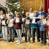 Zahlreiche Sportabzeichen wurden bei der Neujahrsfeier des TSV 1860 Staffelstein verliehen.