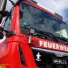 Ein Einsatzfahrzeug der Feuerwehr.