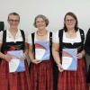 Ehrung für 30 Jahre Mitgliedschaft im NBMB (v. li.): Vorsitzender Patrick Knorr, Karin Glabasnia-Kreppold, Dagmar Sommer, Kathrin Geglein und Christiane Geßner. Geglein und Geßner sind außerdem seit 30 Jahren im Verein aktiv. Ehrung für 30 Jahre Mitgliedschaft im NBMB (v. li.): Vorsitzender Patrick Knorr, Karin Glabasnia-Kreppold, Dagmar Sommer, Kathrin Geglein und Christiane Geßner. Geglein und Geßner sind außerdem seit 30 Jahren im Verein aktiv.