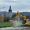 In Sichtweite der Hankirche wird gearbeitet. In Sichtweite der Hankirche wird gearbeitet.