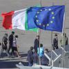 Ihre Asylverfahren möchte Italien in Albanien abwickeln: Ankunft von Migranten Mitte Oktober. (Archivbild)
