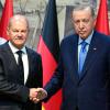Deutschland und die Türkei wollen wieder enger kooperieren, etwa im Rüstungsbereich - zur offenen Konfrontation von Scholz (l.) und Erdogan kam es dagegen beim Thema Nahost.