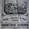 Ein historisches Werbeplakat des Unternehmens der Gebrüder Lindner. Ein historisches Werbeplakat des Unternehmens der Gebrüder Lindner.
