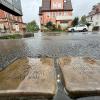 Stolpersteine in der Kronacher Straße. Stolpersteine in der Kronacher Straße.