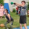 Die immer mehr Zulauf findende Gruppe „Functional Fitness“ powert sich zweimal die Woche aus.