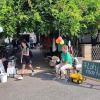 Einen Flohmarkt gab es bei Familie Fleischmann im Marktareal. Einen Flohmarkt gab es bei Familie Fleischmann im Marktareal.