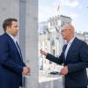 SPD-Parteichef Lars Klingbeil beim ARD-Sommerinterview.